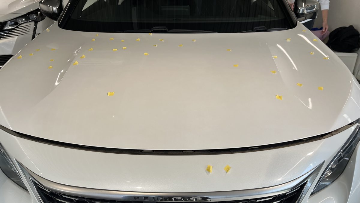 降雹被害による修理